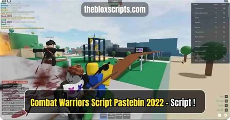 These Scripts For Combat Warriors are called UwUware,Project Hook. . Combat warriors script pastebin 2022